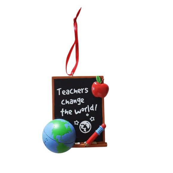 Hallmark Teachers Change the World Christmas Ornament - Picture 2 of 7